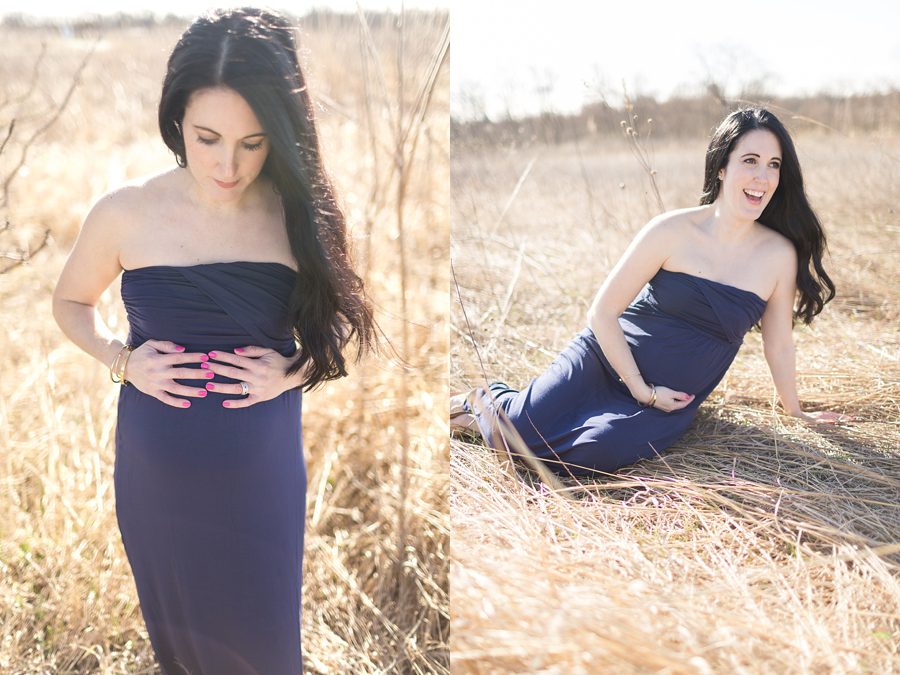 beautiful maternity photos in a field near Chicago_3529