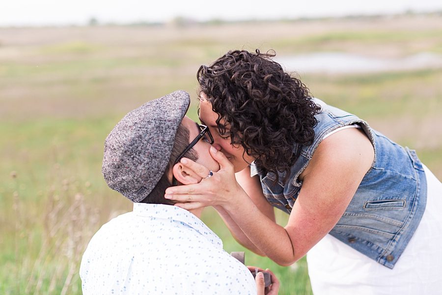 emotional proposal photographs in Chicago 