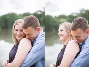 outdoor engagement photographs in wheaton