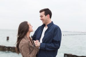 Winter Engagement Session in the City